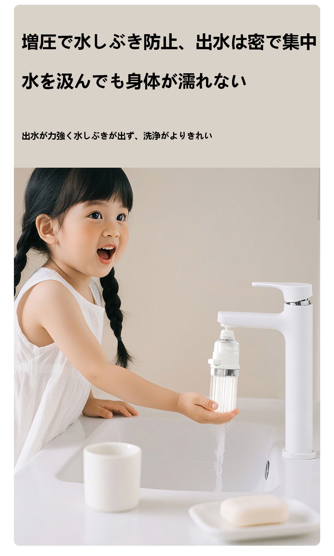 噴頭節水器 フィルター付き増圧シャワーフィルターカートリッジ 家庭用水道防スプラッシュノズル 蛇口フィルター