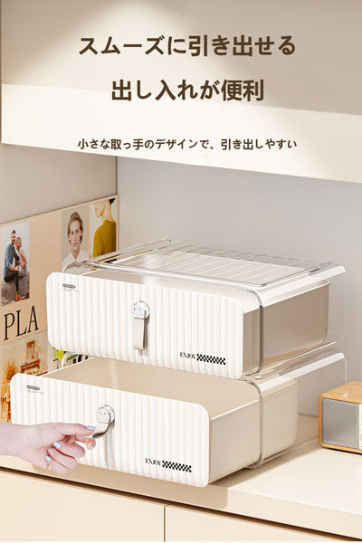 玄関・テーブル上用の鍵置物兼引き出し式収納棚で、マスク整理も可能な収納ケース