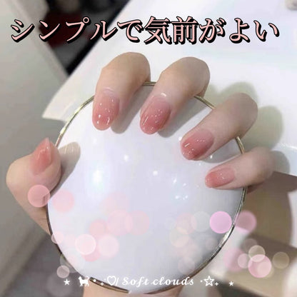 氷透チーク純色高級グラデーションシンプルな日常おっとり気品優しく控えめ優雅な台形着用甲