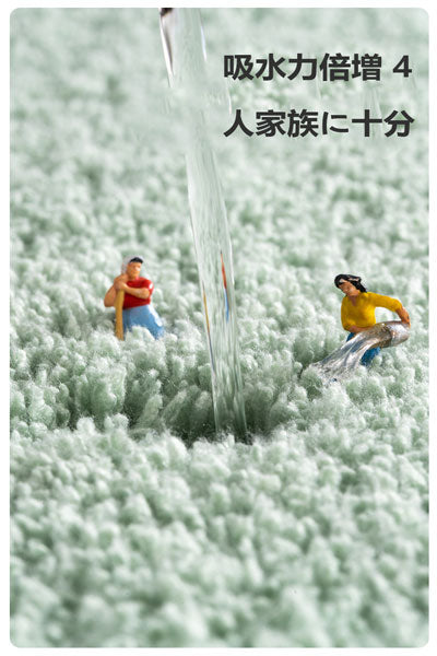 バス吸水マット 厚手毛足 浴室・洗面所用 滑り止めフロアマット 家庭用