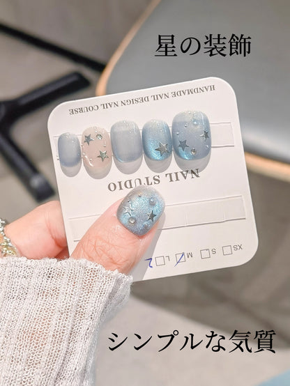 透き通った海の気質猫の目の爆閃高級な神秘感顕白夏サイダーのようにさわやかな短い方円を身に着け