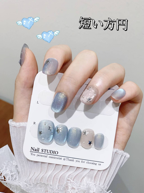 透き通った海の気質猫の目の爆閃高級な神秘感顕白夏サイダーのようにさわやかな短い方円を身に着け