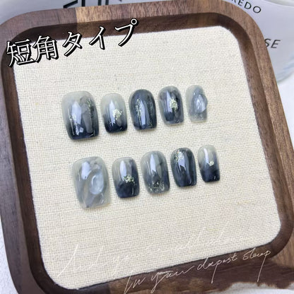 波瀾の手染めで白を出して高級感を出し短い角型のアーマー