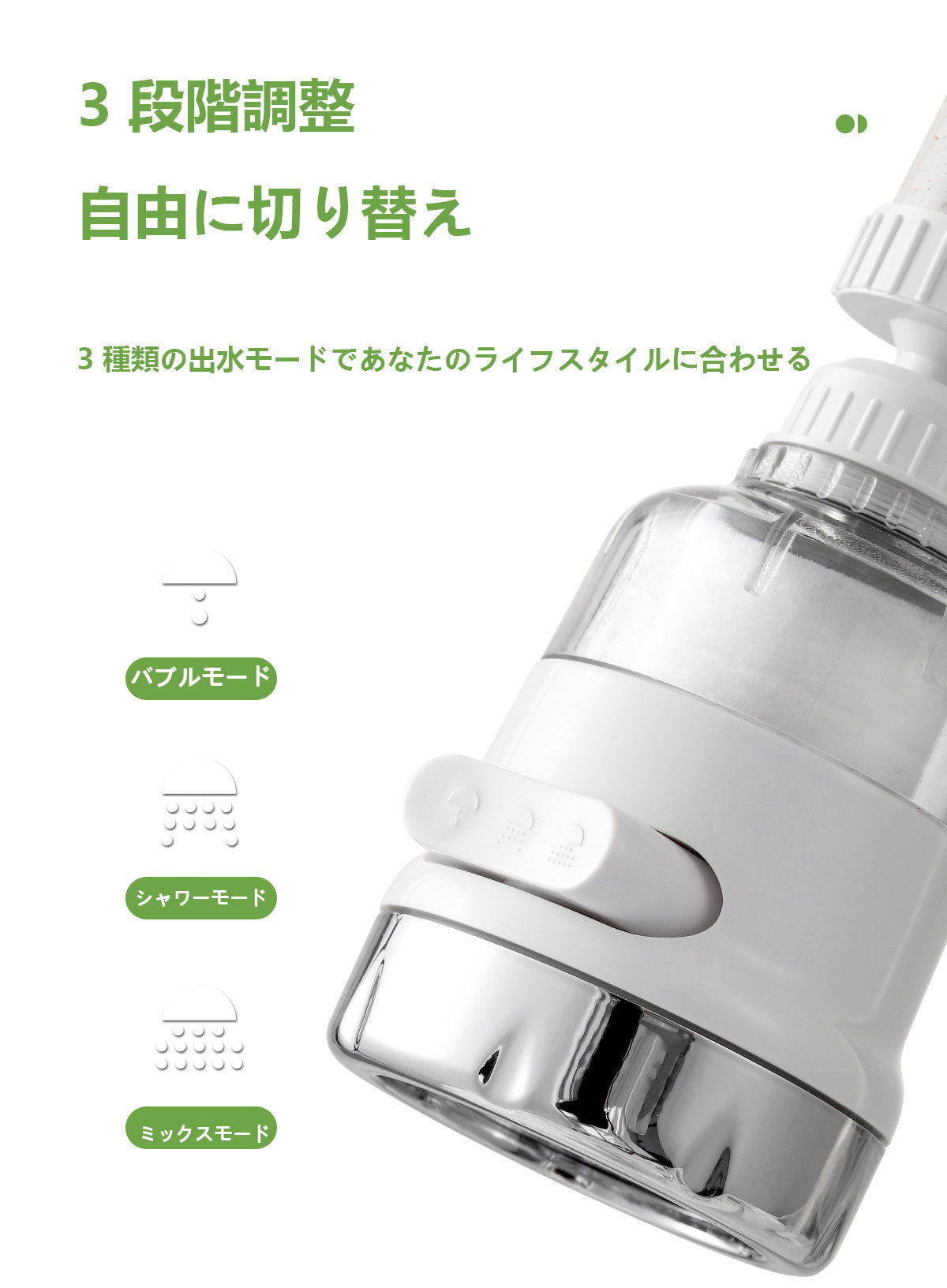 噴頭節水器 フィルター付き増圧シャワーフィルターカートリッジ 家庭用水道防スプラッシュノズル 蛇口フィルター