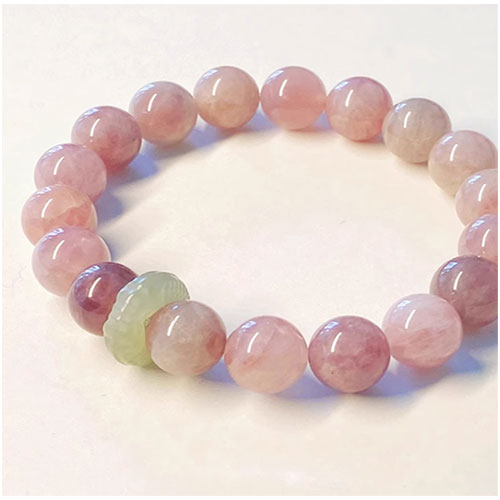 復古紫の馬の粉の水晶の腕輪の女の手串と和田瀬の運の粉の水晶