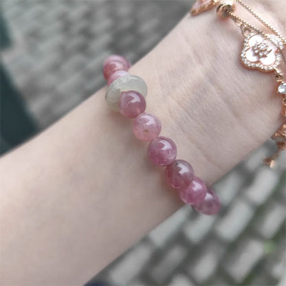 復古紫の馬の粉の水晶の腕輪の女の手串と和田瀬の運の粉の水晶