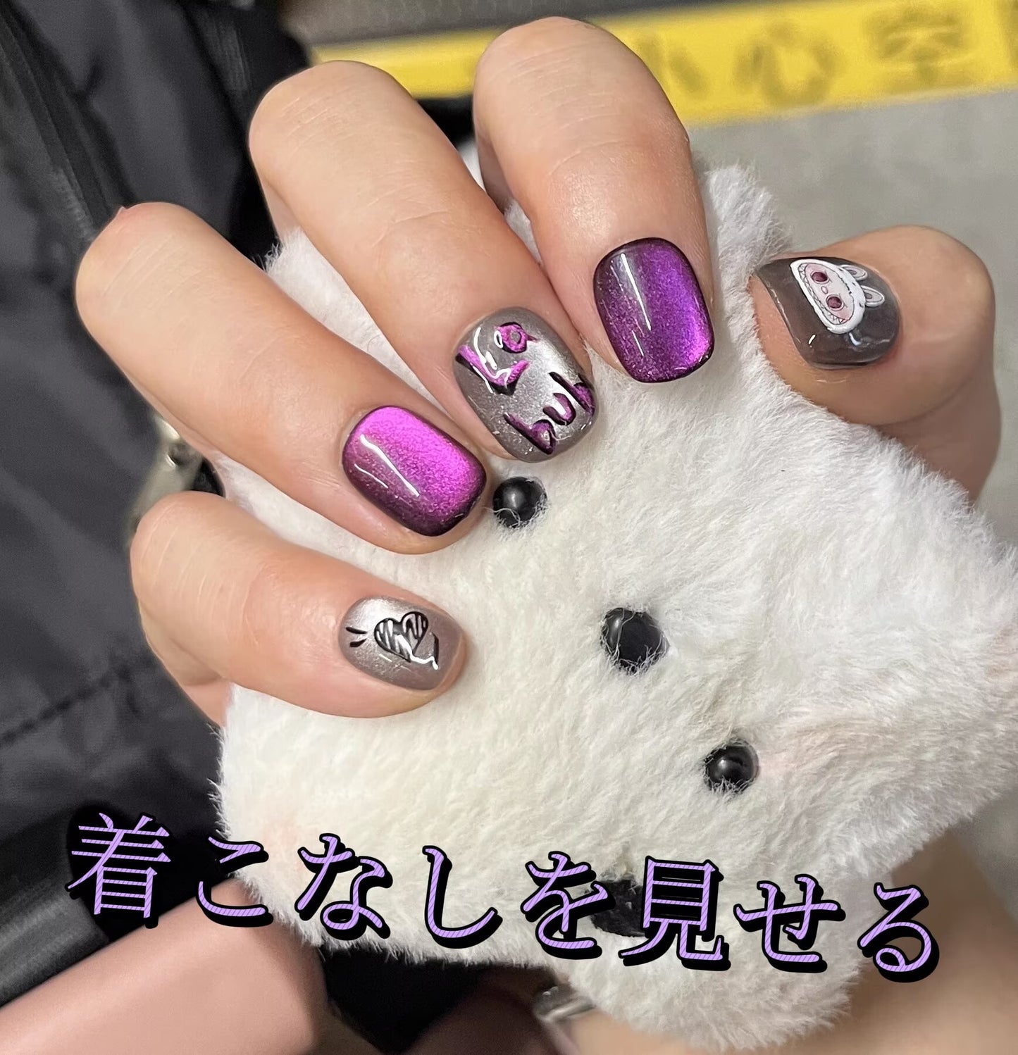 [Labubu】純手装ネイル