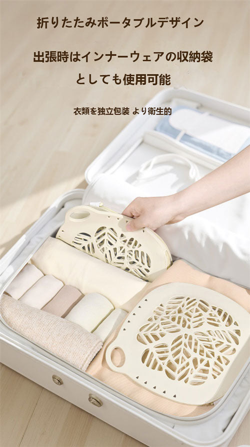 ソフトゴム製インナーウェア洗浄バッグ ブラジャー洗濯ネット 形崩れ防止 洗濯機専用 ファスナー付き