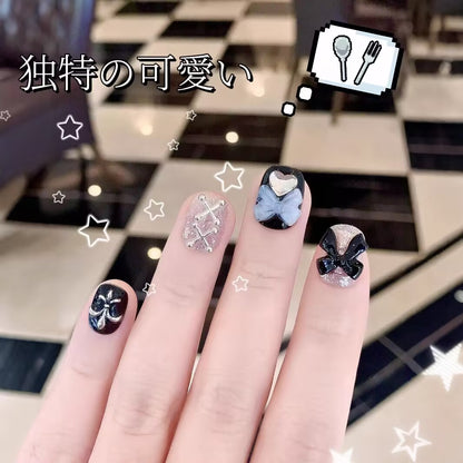 純手製の蝶ネクタイ小熊砕石デザインがかわいいユニークな着用甲