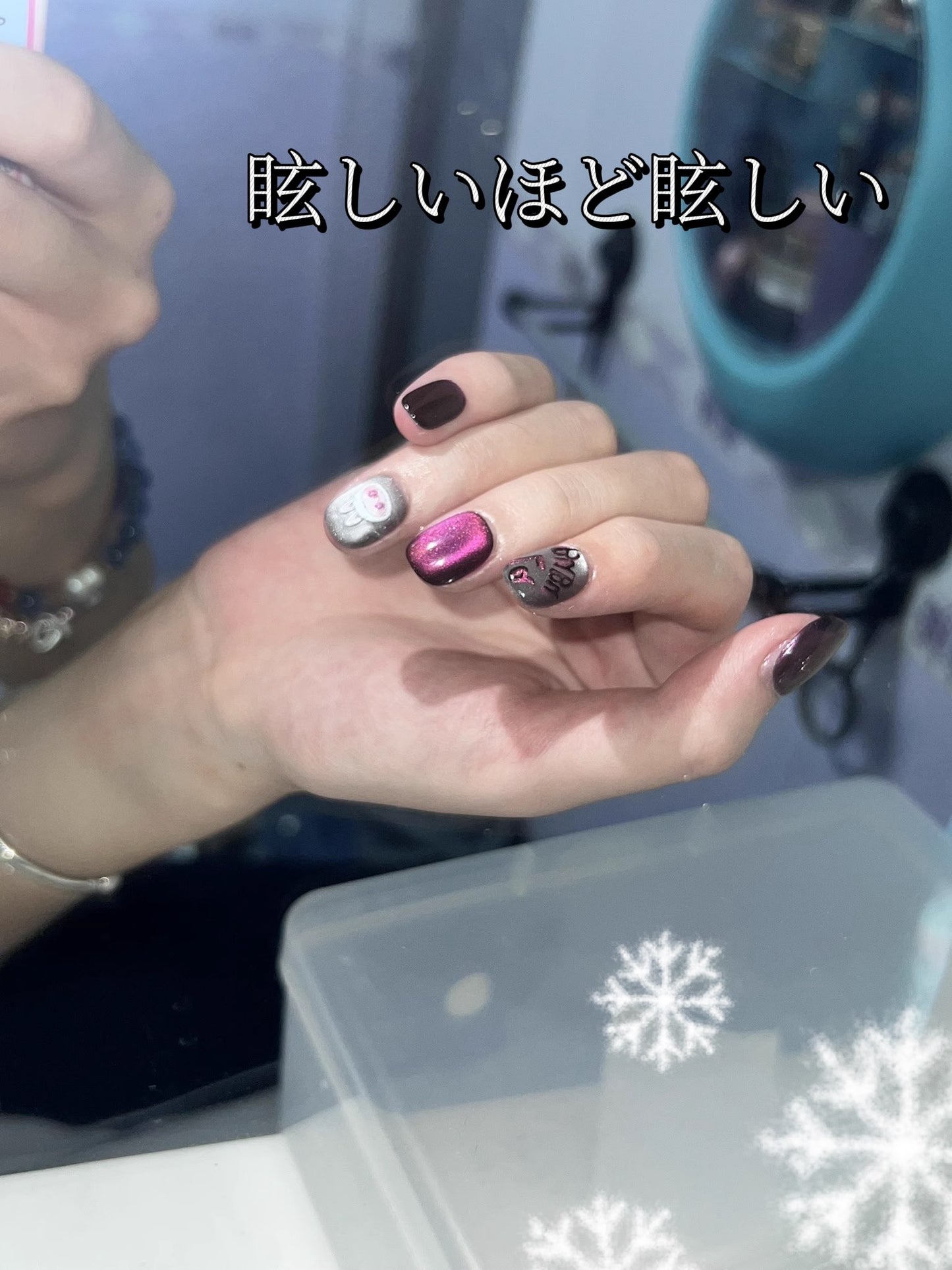 [Labubu】純手装ネイル