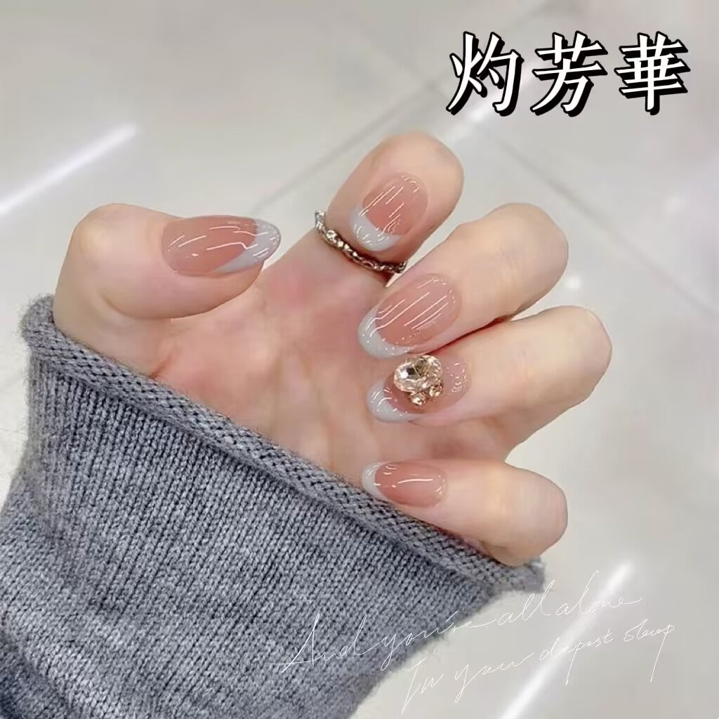 灼灼芳華フレンチグラデーション手作業の優しいチークで軽やかに仕上げ