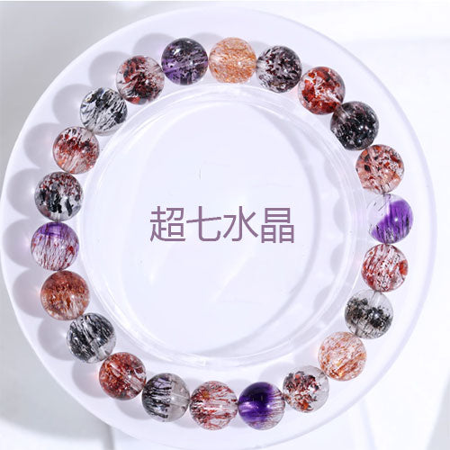 彼岸花水晶腕輪手串