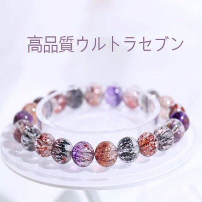 彼岸花水晶腕輪手串