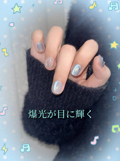 透き通った海の気質猫の目の爆閃高級な神秘感顕白夏サイダーのようにさわやかな短い方円を身に着け