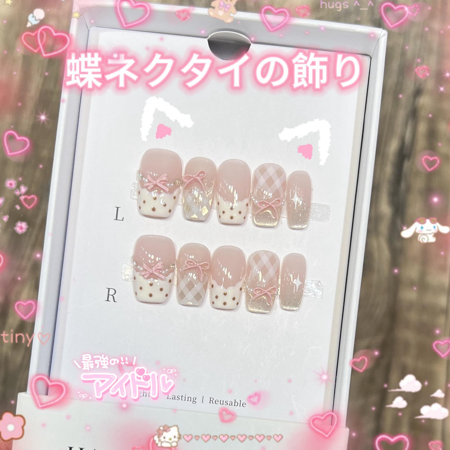 甘い王女のリボンのドットのかわいいシリーズの身に着け