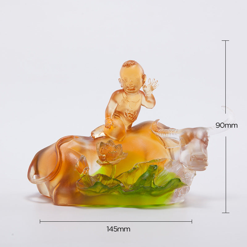 古法琉璃の十二支置物