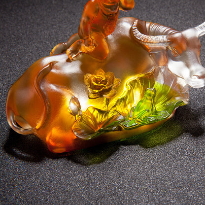 古法琉璃の十二支置物