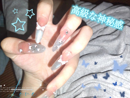 氷透海塩純欲猫目爆閃高級藍色のさわやかな海辺の甲を身に着け