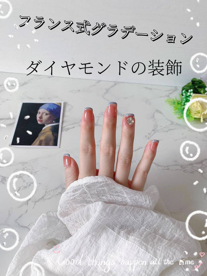 灼灼芳華フレンチグラデーション手作業の優しいチークで軽やかに仕上げ