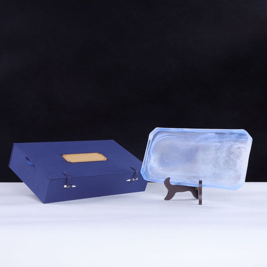 古法脱蜡琉璃の棱影八辺壺