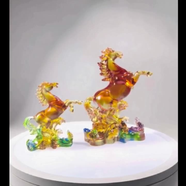 瑠璃の置物は千里の装飾品を志す