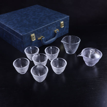 瑠璃槌目茶杯セット