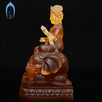 琉璃の仏像置物