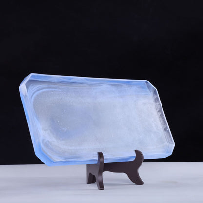 古法脱蜡琉璃の棱影八辺壺