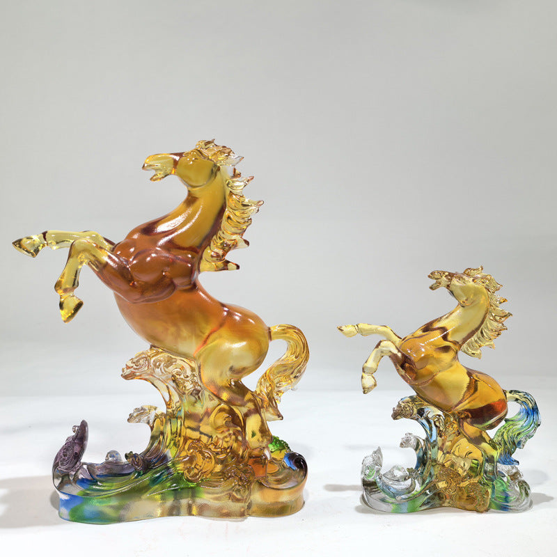 瑠璃の置物は千里の装飾品を志す