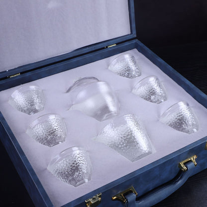 瑠璃槌目茶杯セット