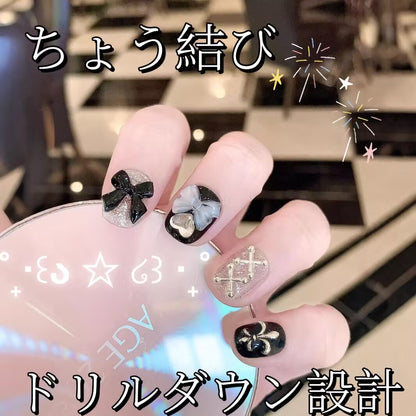 純手製の蝶ネクタイ小熊砕石デザインがかわいいユニークな着用甲