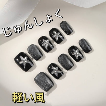 黒い星爆闪白装束ネール甘い酷高級顕白纯手作りの服装の甲の学生が短い項