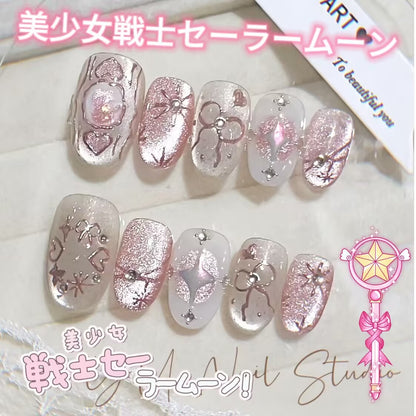 美少女戦士オーロラミア手描き金紋キャッツアイ爆閃着用甲