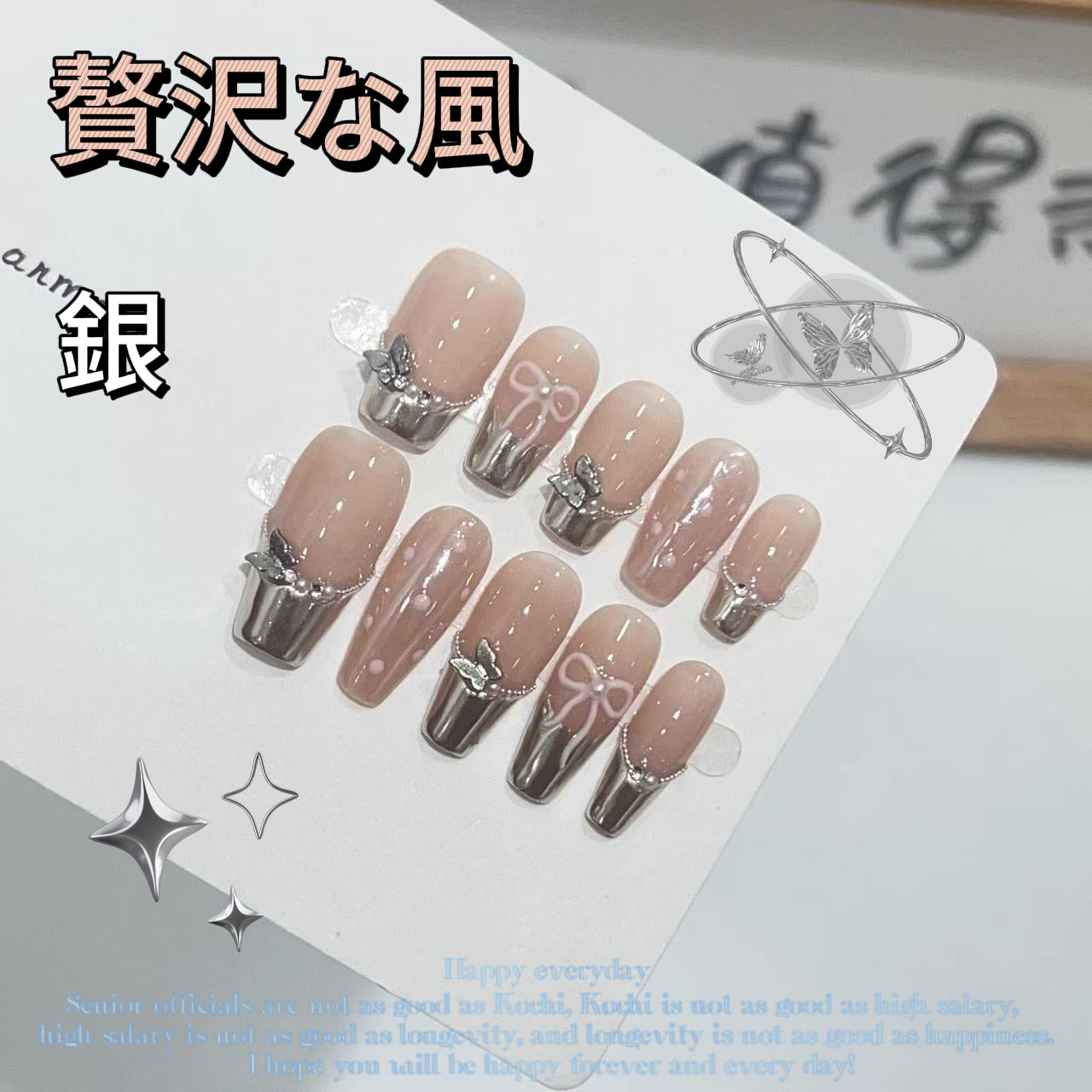 蝶のリボンのドットが手で描きます甘くて軽やかなフレンチドレス