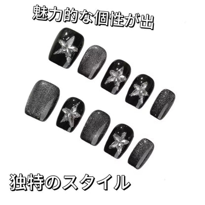 黒い星爆闪白装束ネール甘い酷高級顕白纯手作りの服装の甲の学生が短い項