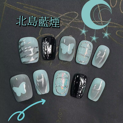 北島ブルースモークシンプルでニッチで高級感のある手描き被服