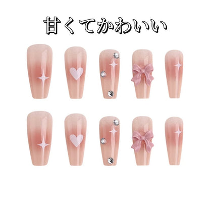 スイートスイートチークを甘く可愛いリボンでデコレーションしました