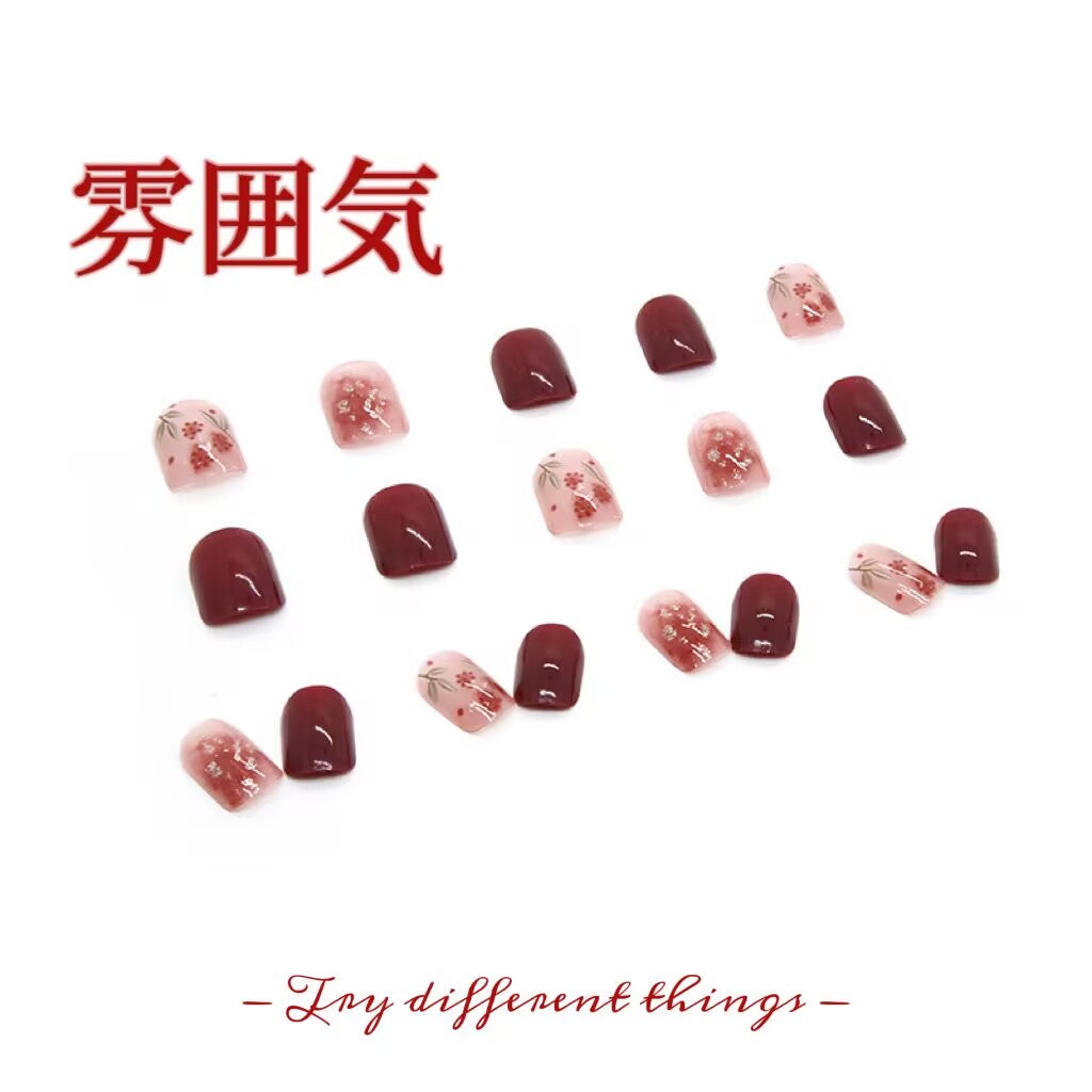 ローズゴールドの雰囲気を感じますローズカラー氷透着用甲